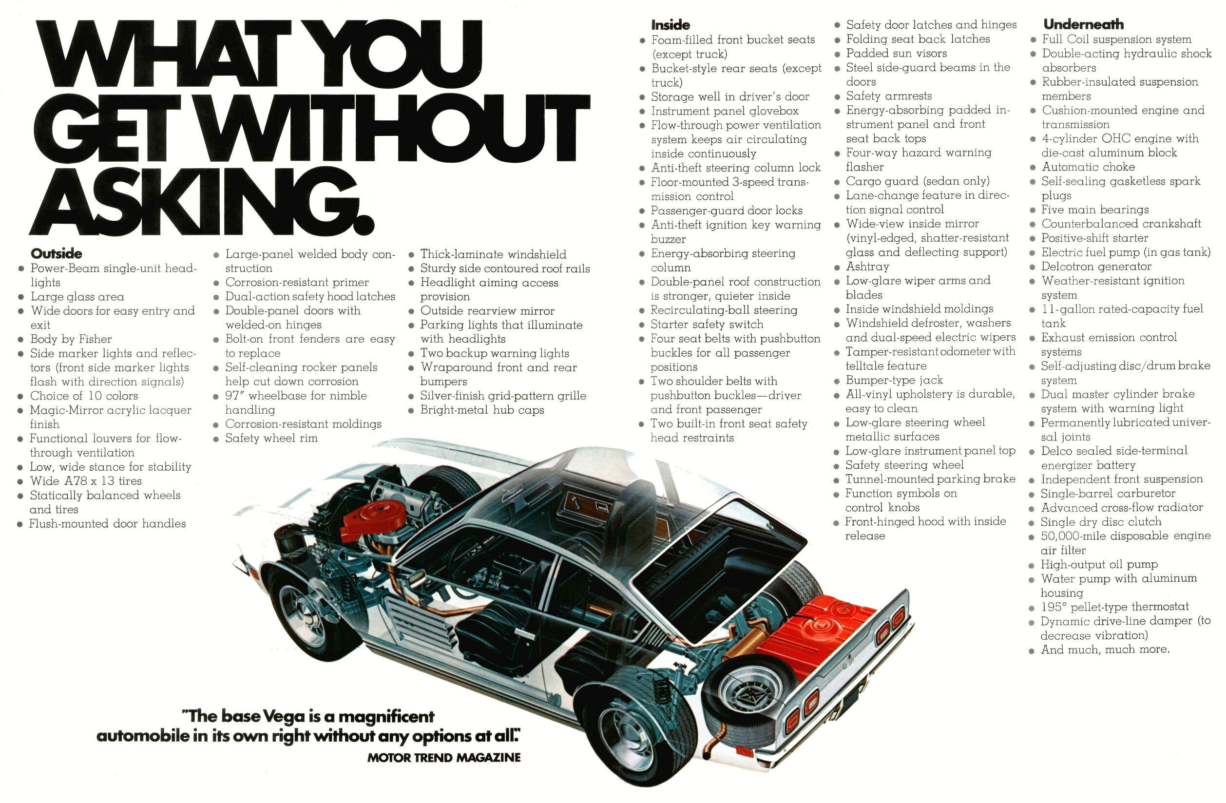 1972 Chevrolet Vega Brochure Page 8